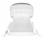 Foco Downlight LED COB Fijo Redondo Ø90mm 7w Konic CCT, Blanco ó Negro